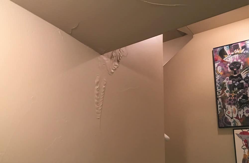 FGS water damage restoration - water damage in walls below kitchen, Pine, Colorado