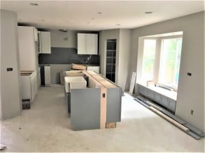 FGS residential renovation in Aurora, Colorado - in-progress kitchen